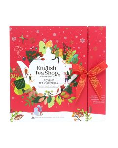 English Tea Shop - Book Style Red Advent Calendar - 6 x 50g