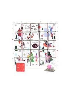 English Tea Shop - White Ornaments Advent Calendar Puzzle - 6 x 50g