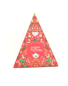 English Tea Shop - Advent Calendar Triangular Red - 6 x 50g
