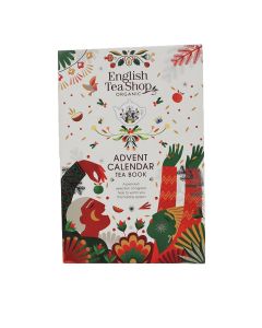 English Tea Shop - White 25 Pyramid Tea Bag Advent Calendar Tea Book - 6 x 50g
