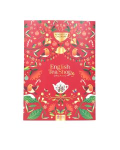 English Tea Shop - Book Style Tea Bag Sachet Advent Calendar with 24 Flavours - 12 x 44g