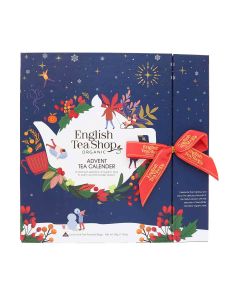 English Tea Shop  - Blue Book Style Christmas Night Advent Calendar - 6 x 363g