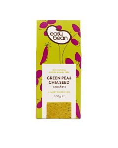 Easy Bean - Green Pea & Chia Seed Cracker - 8 x 150g