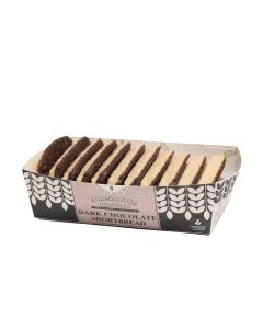 Farmhouse Biscuits - Half Coated Chocolate Shortbread Fingers - 12 x 150g