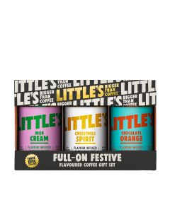 Little's Coffee - Festive Flavoured Coffee Selection Gift Set (1 x 50g Christmas Spirit, 1 x 50g Chocolate Orange, 1 x 50g Irish Cream) - 6 x 150g