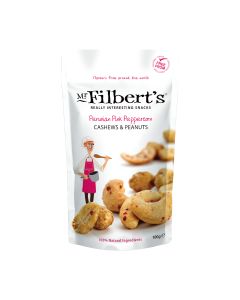 Mr Filbert's - Peruvian Pink Peppercorn Cashews & Peanuts - 12 x 100g