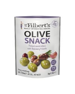 Mr Filbert's - Rosemary & Garlic Mixed Olives - 12 x 50g