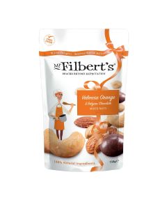 Mr Filberts - Valencia Orange & Belgium Chocolate Mixed Nuts - 12 x 150g
