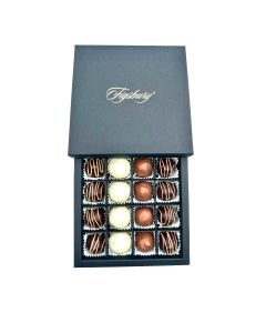 Figsbury - Fairtrade Box of 16 Milk, Dark & White Chocolate Covered Figs - 12 x 280g