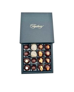 Figsbury - Fairtrade Box of 16 Assorted Filled Figs Collection (Chocolate, Hazlenut, Almond, Walnut & Sesame Seed) - 12 x 300g