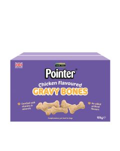 Pointer - Chicken Gravy Flavoured Bones - 1 x 10kg