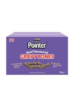 Pointer - Beef Flavoured Gravy Bones - 1 x 10kg
