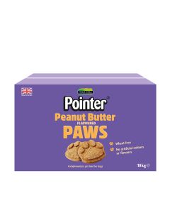 Pointer - Wheat Free Peanut Butter Flavoured Paws - 1 x 10kg
