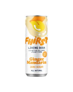 FHIRST - Ginger Mandarin Living Soda - 12 x 330ml