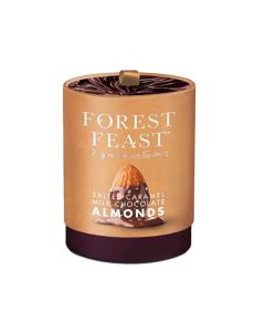 Forest Feast - Salted Caramel Milk Chocolate Almonds Gift Tube - 6 x 140g