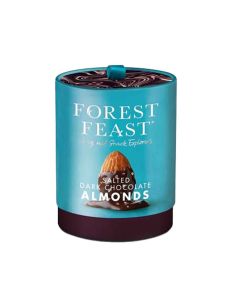 Forest Feast - Salted Dark Chocolate Almonds Gift Tube - 6 x 140g