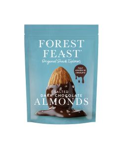 Forest Feast - Salted Dark Chocolate Almonds  - 8 x 120g