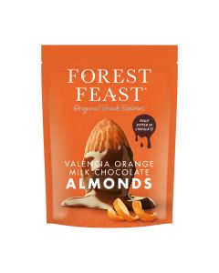 Forest Feast - Valencia Orange Milk Chcocolate Almonds - 8 x 120g