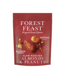 Forest Feast - Serrano Chilli Honey Peanuts & Almonds - 8 x 120g