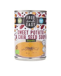 Free & Easy - Organic Sweet Potato & Chia Seed Soup - 6 x 400g