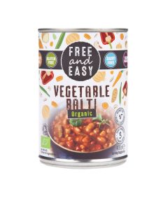 Free & Easy - Organic Vegetable Balti - 6 x 400g