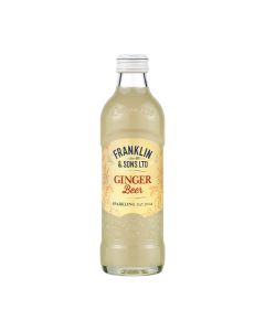 Franklin & Sons - Brewed Ginger Beer with Malted Barley & a Squeeze of Lemon - 12 x 275ml