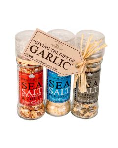 The Garlic Farm - Garlic Salt Collection Set of 3  - 4 x 195g