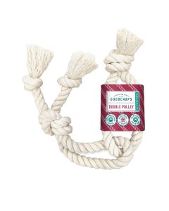 Goodchap's - 58cm Double Looped Pulley Rope Toy - 10 x 166g