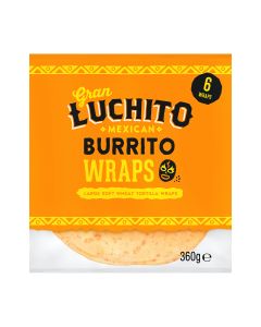Gran Luchito - Mexican Burrito Wraps - 14 x 360g