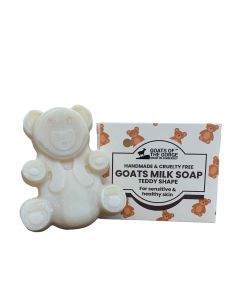 Goats of the Gorge Ltd - Goats Milk Soap Teddy Bar (Unscented) - 10 x 60g