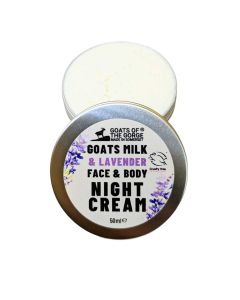 Goats of the Gorge - Goats Milk & Lavender Face & Body Night Cream  - 6 x 50ml