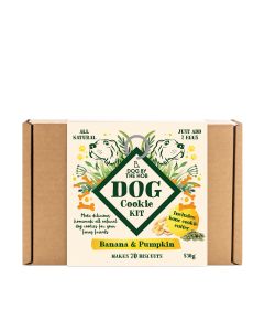 Dog By The Hob - Make Your Own Banana & Pumpkin Dog Cookie Kit - 5 x 550g