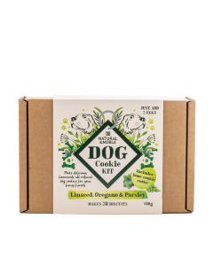 Natural & Noble - Make Your Own Linseed, Oregano & Parsley Dog Cookie Kit - 5 x 530g