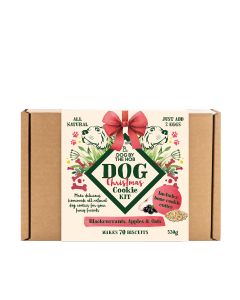 Dog By The Hob - Make Your Own Blackcurrants, Apples & Oats Christmas Dog Biscuit Making Kit - 5 x 550g