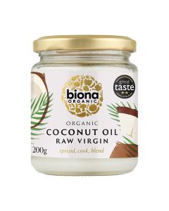 Biona - Organic Raw Virgin Coconut Oil - 6 x 200g