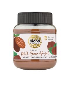 Biona  - Organic Milk Cocoa Hazel Spread - 6 x 350g