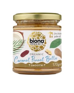 Biona  - Organic Coconut Peanut Butter - 6 x 170g