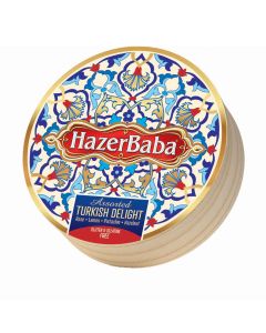 Hazer Baba - Rose, Lemon, Pistachio & Hazelnut Turkish Delight (Drum) - 12 x 454g
