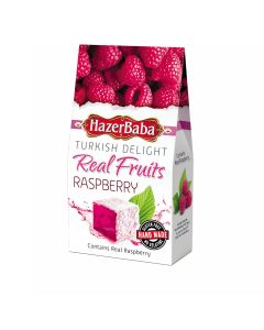 Hazer Baba - Real Fruits Raspberry Turkish Delight - 6 x 100g