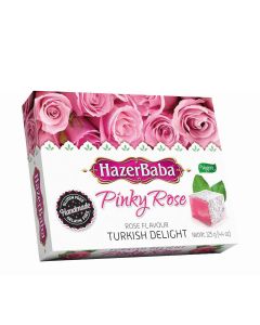 Hazer Baba - Pinky Rose Turkish Delight (Rectangle Box) - 12 x 125g