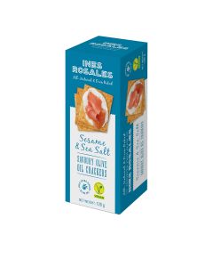Ines Rosales - Seasame & Sea Salt Olive Oil Crackers - 12 x 126g