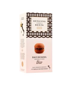 Officina Nobili Bonta - Organic Hazelnut & Chocolate Baci Di Dama Biscuit Box - 10 x 180g