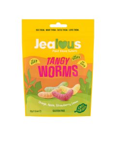 Jealous Sweets - Tangy Worms Share Bag - 10 x 125g