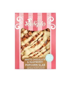 Joe & Seph's - White Chocolate & Raspberry Popcorn Slab - 14 x 115g
