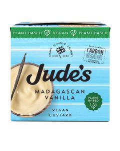 Jude's - Vegan/ Plant Based  Madagascan Vanilla Custard - 6 x 500g