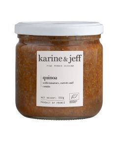 Karine & Jeff - Quinoa with Tomatoes, Carrots and Cumin - 6 x 350g