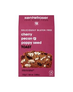Kent & Fraser - Cherry, Pecan & Poppy Seed Toast - 6 x 110g