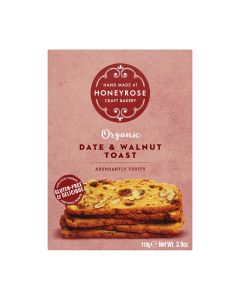 Honeyrose - Date & Walnut Toast - 6 x 110g