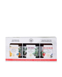 RBG Kew Preserves - Sweet Favourites Gift Pack (inc. Strawberry, Rhubarb & Vanilla Jam, Cherry Amaretto Jam, Seville Marmalade) - 6 x 330g