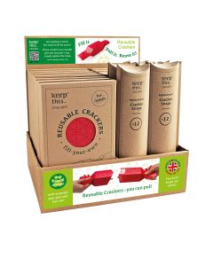 Keep This Cracker - Pre Filled Display Unit (12 Reusable Crackers & 10 Snaps 5 x Standard Noise & 5 x Low Noise) - 1 x 2450g
